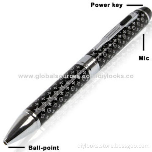 HD 1280x720/30fps LV Pattern Mini DV Hidden Spy Pen with Video Recording/Photo Shooting/Sound